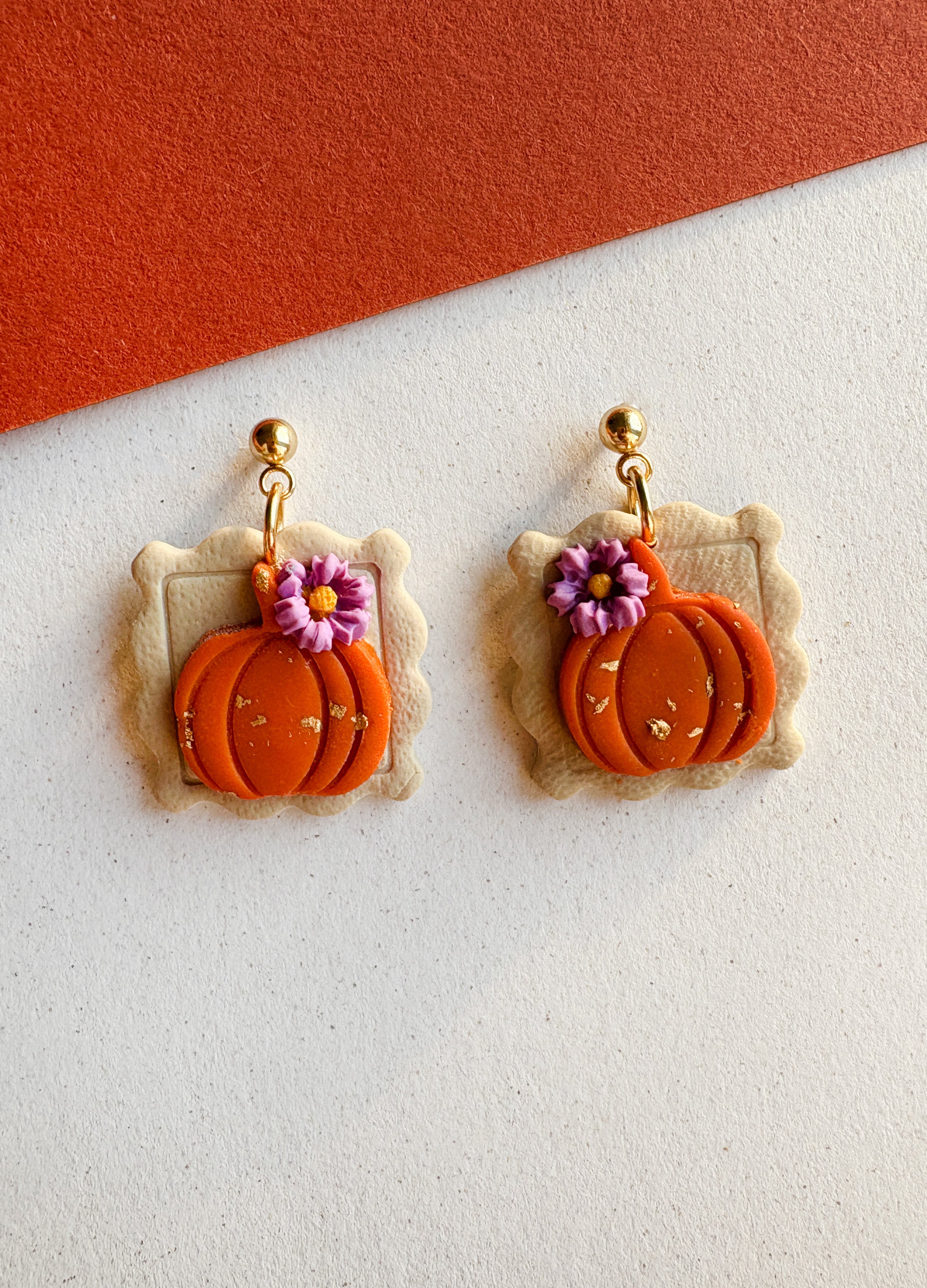 Kolczyki Golden Pumpkin