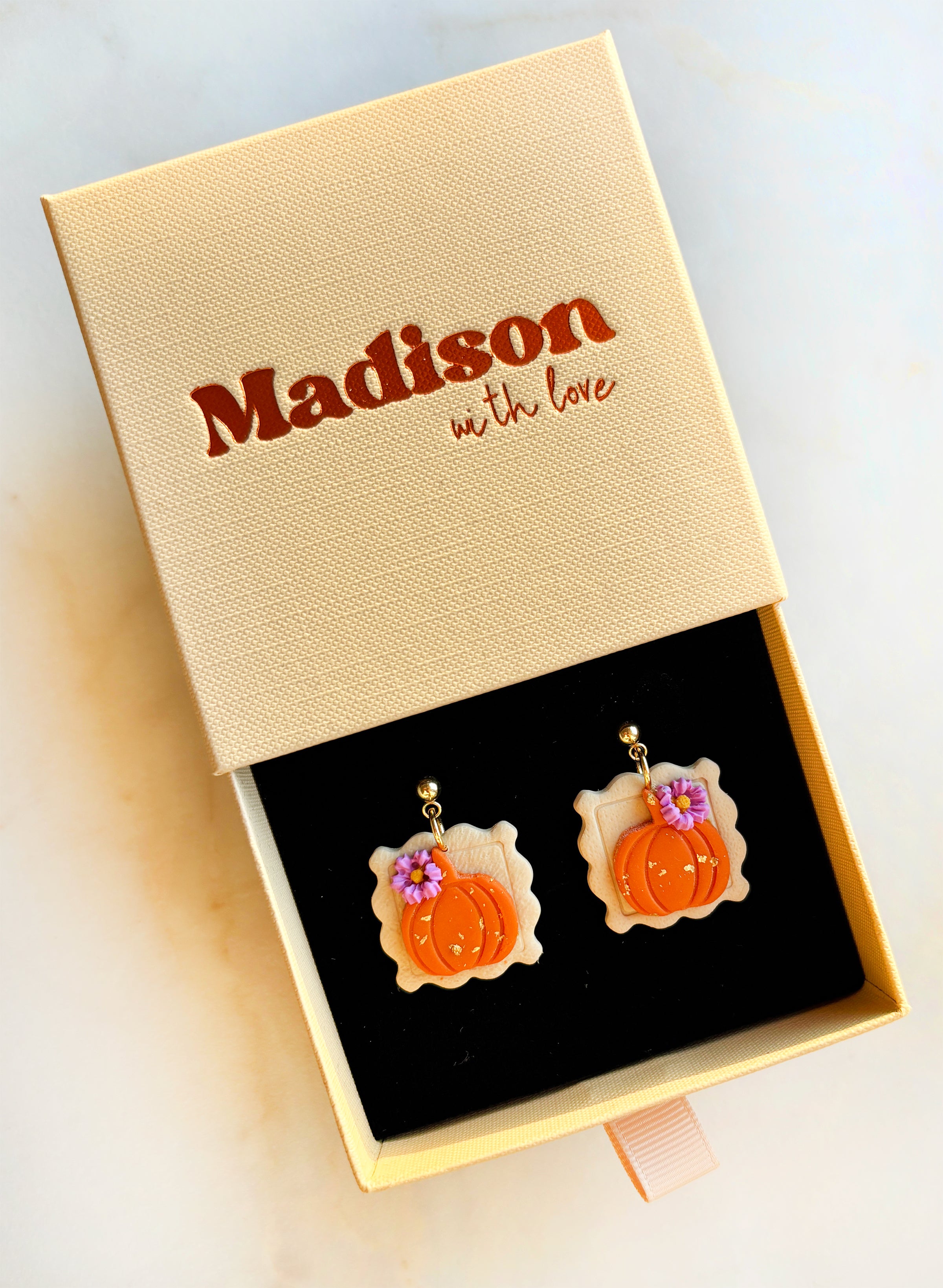 Kolczyki Golden Pumpkin