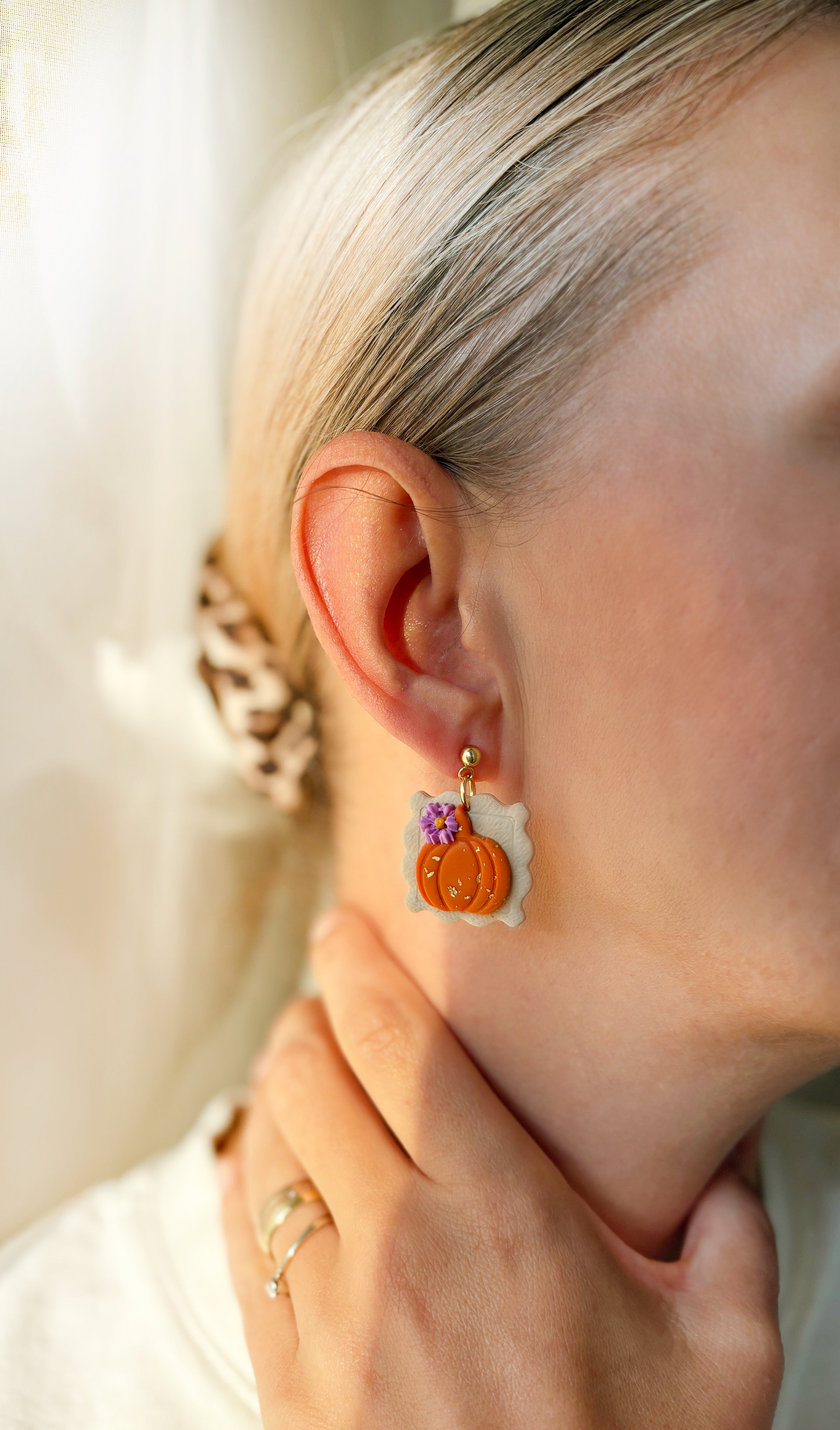 Kolczyki Golden Pumpkin