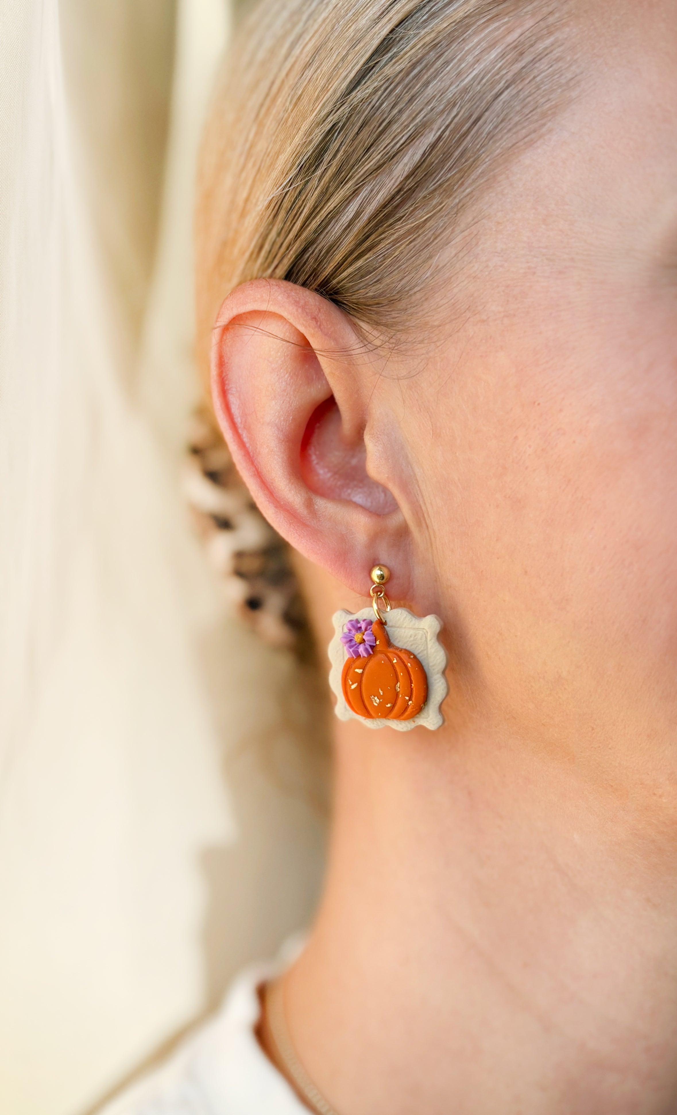 Kolczyki Golden Pumpkin