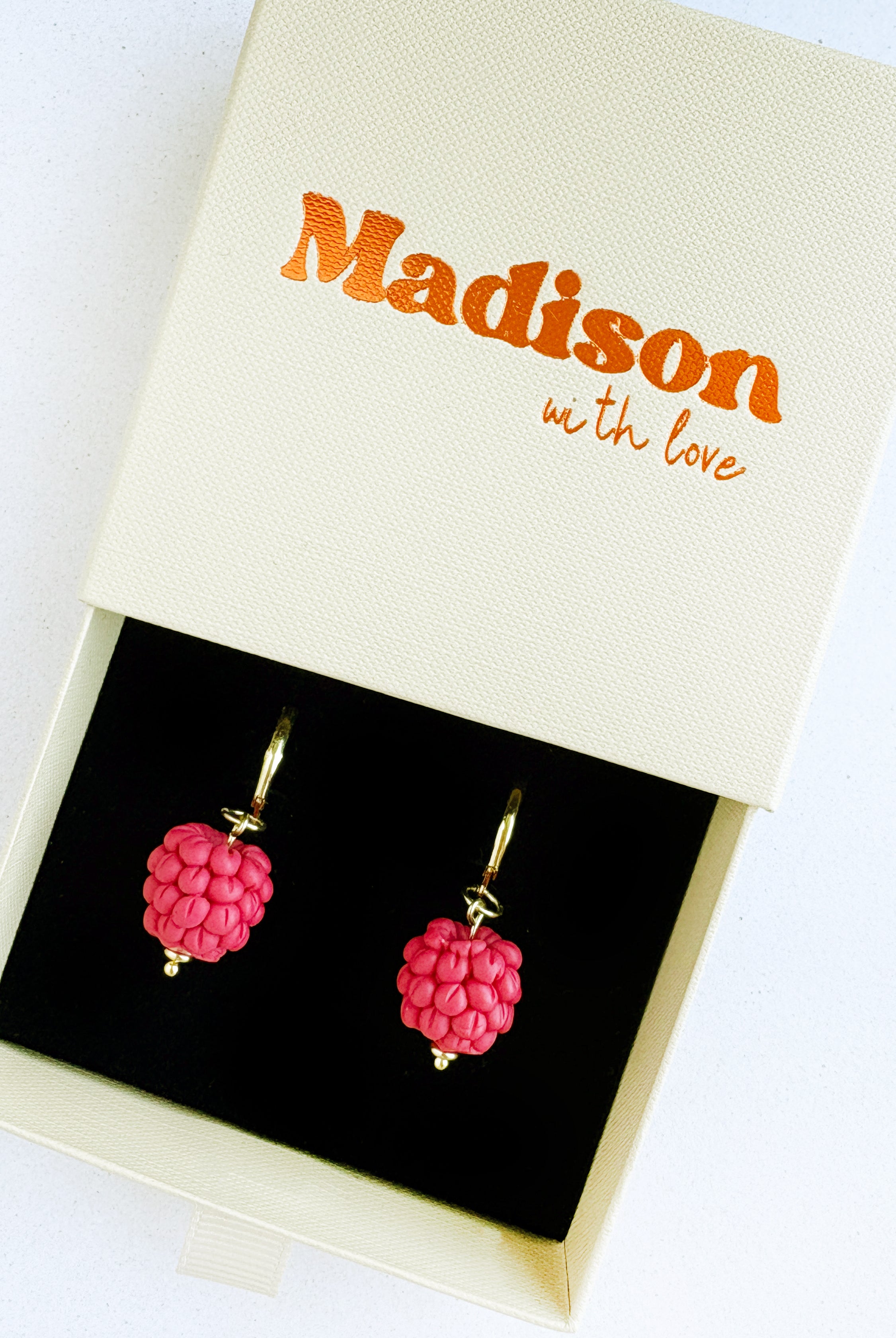 Kolczyki Raspberry Kiss