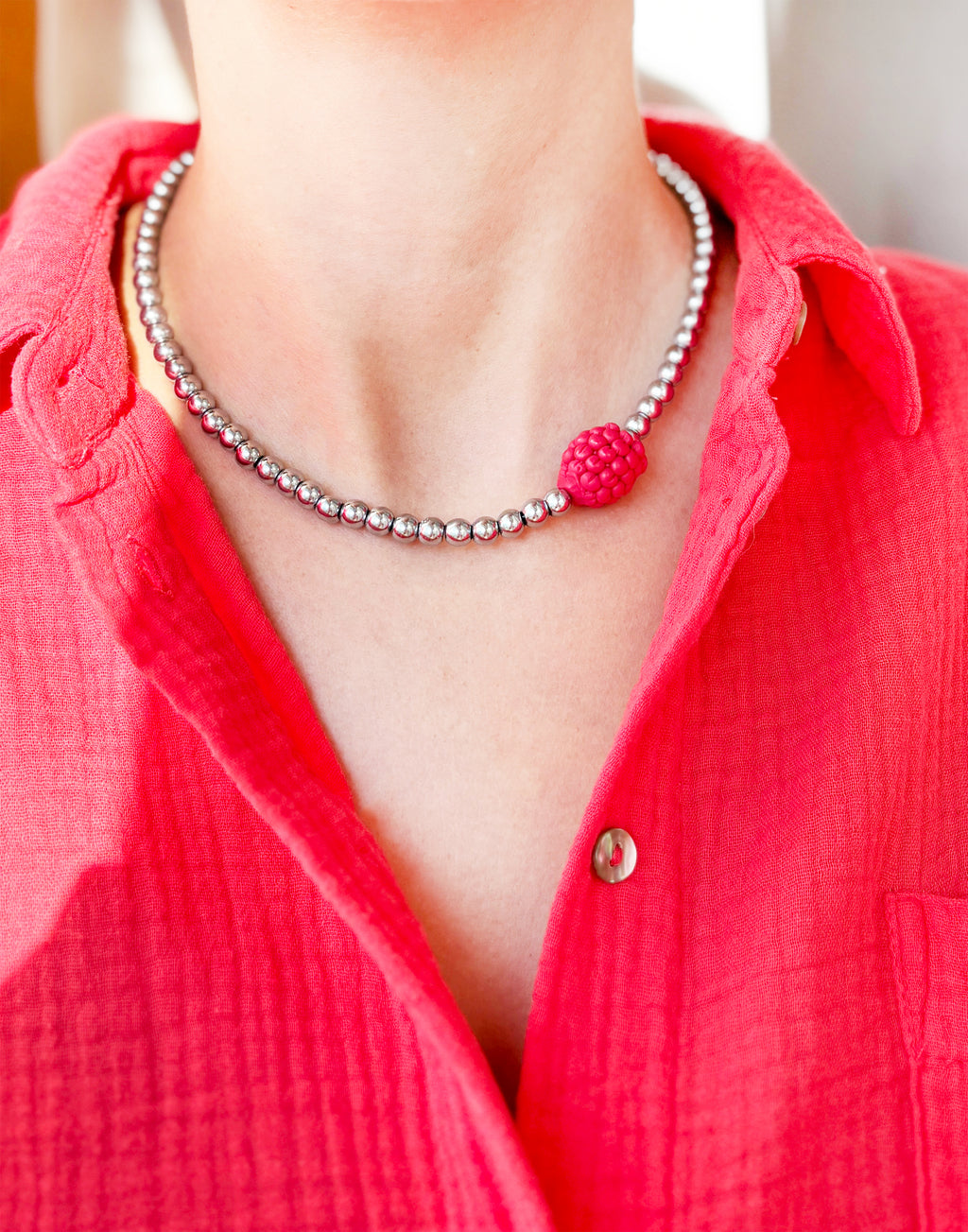 Naszyjnik Magnetic Raspberry