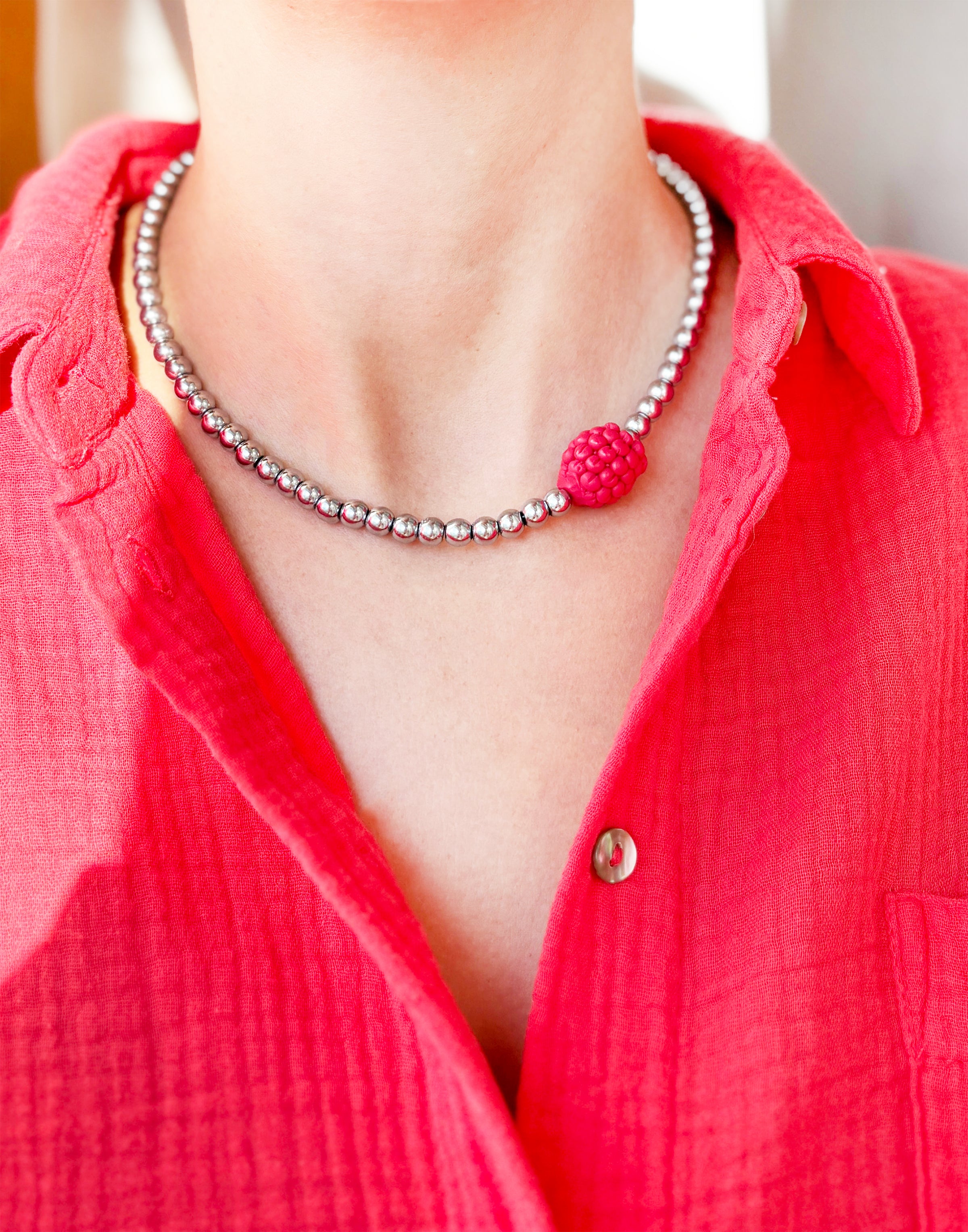 Naszyjnik Magnetic Raspberry