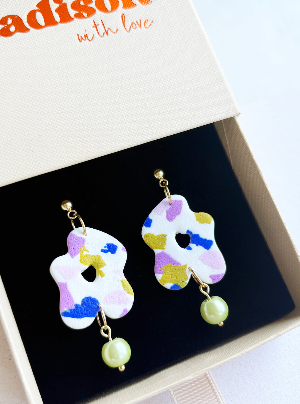 Kolczyki Green Splash