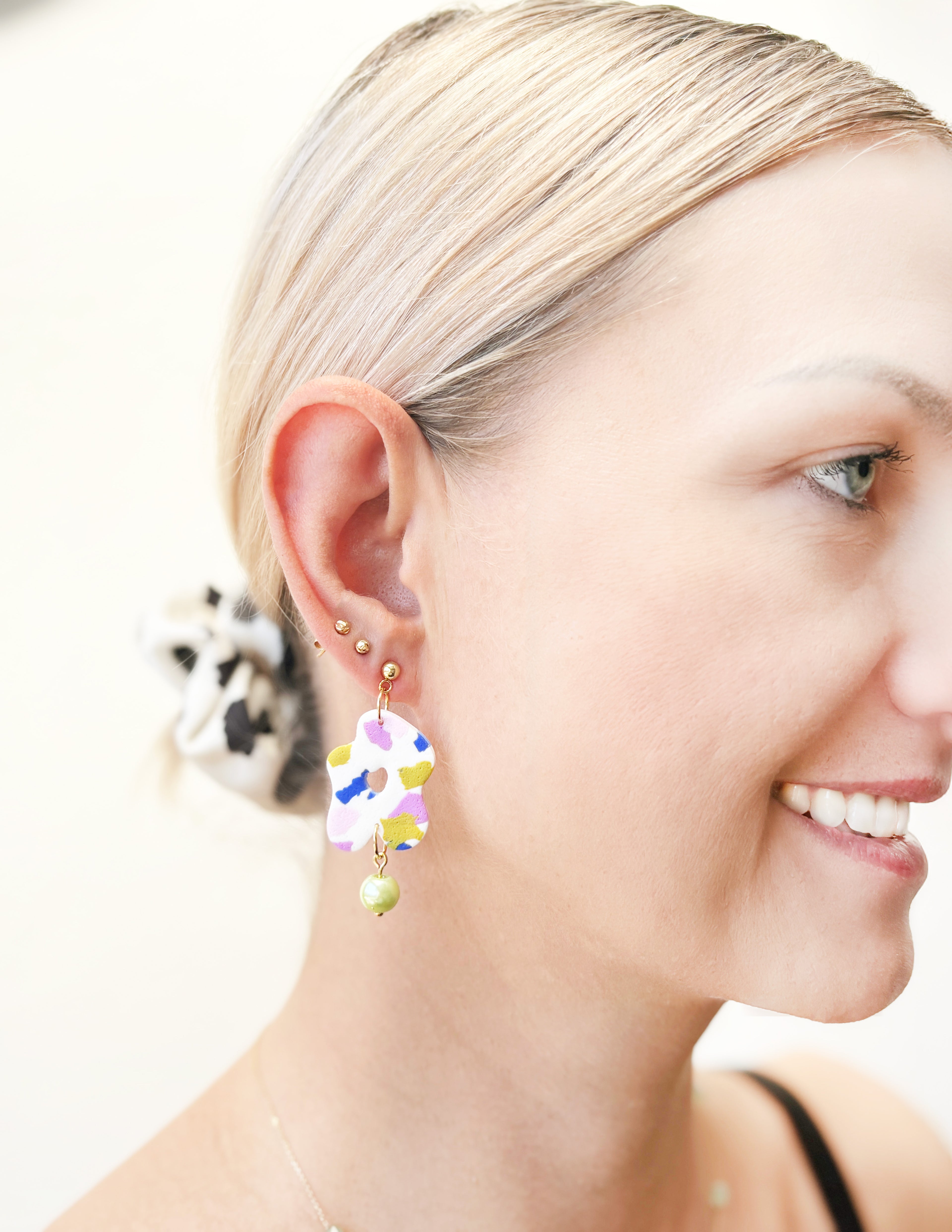 Kolczyki Green Splash