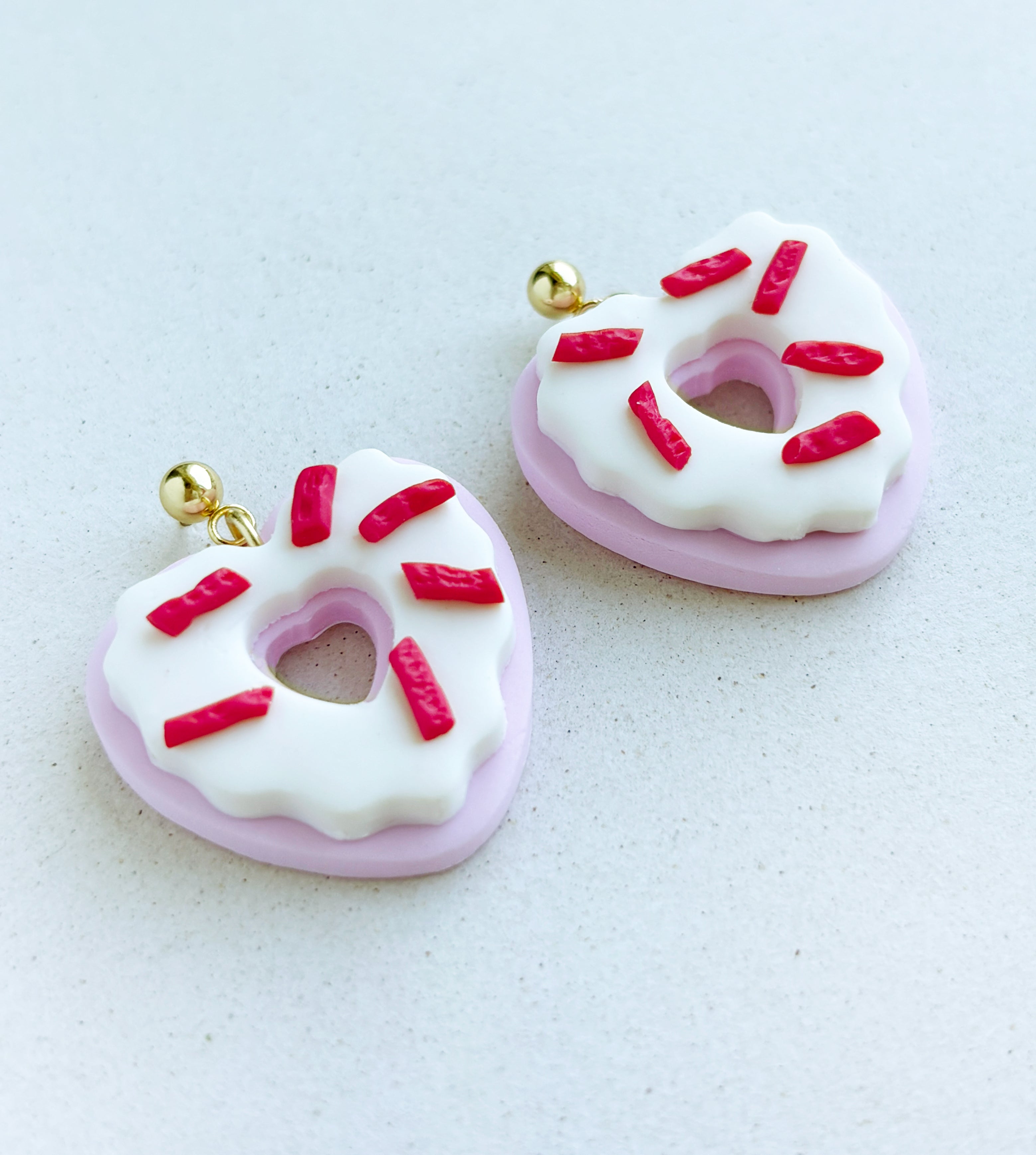Kolczyki Donut Hearts