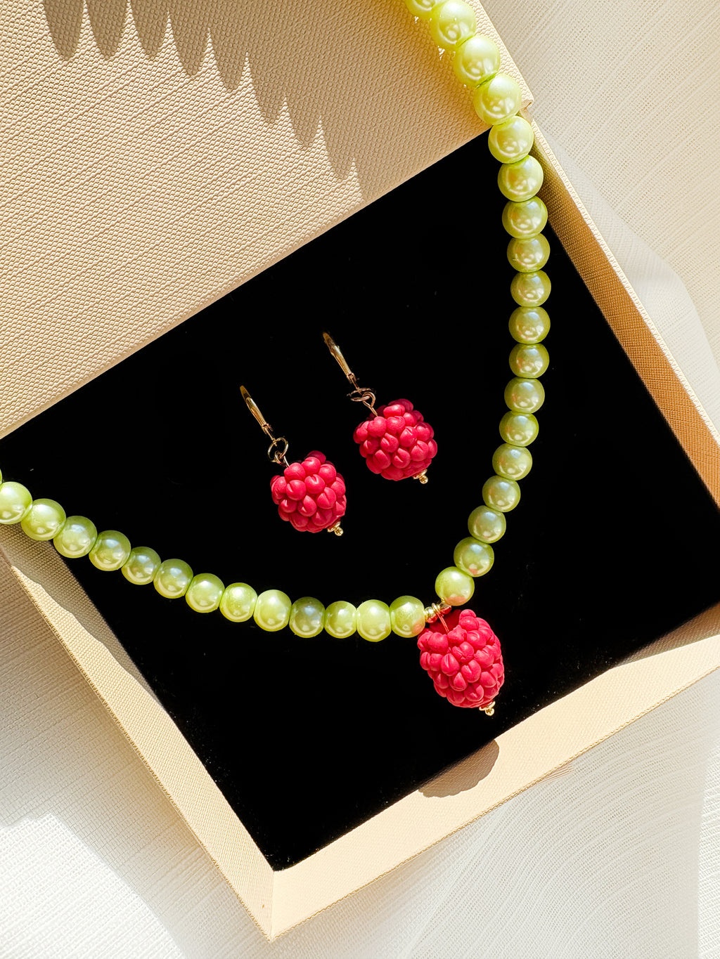 Kolczyki Raspberry Kiss